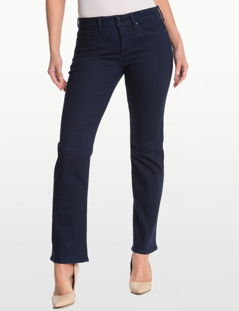 NYDJ - Marilyn Straight Leg Jeans with Double Buttons (Tall) *MINQMS2788X