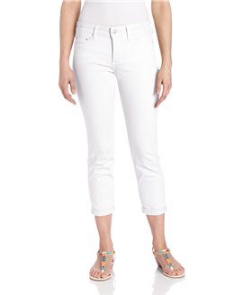 NYDJ - Kendall Roll Cuff Ankle Pants in White or Chevy Blue *77637DT