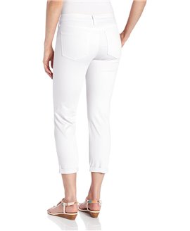 NYDJ - Kendall Roll Cuff Ankle Pants in White or Chevy Blue *77637DT