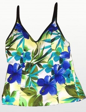 Miraclesuit - Tankini Top with Swim Shorts - Brazillian Sunrise Malibu 