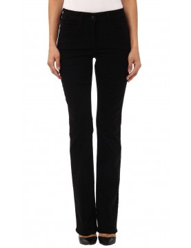 NYDJ - Marilyn Black Sueded Straight Leg Jeans *4631ODT