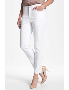 NYDJ - Alisha Fitted Ankle Pants - White *77610DT