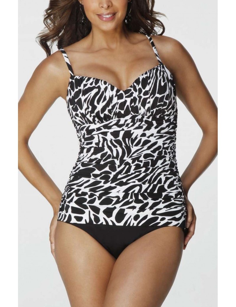 Miraclesuit - Rialto One Piece Swimsuit - Black & White