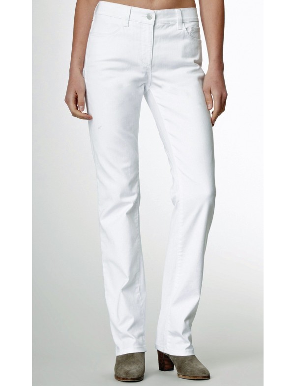 NYDJ - Marilyn White Straight Leg Jeans with Rhinestones *55227T3006