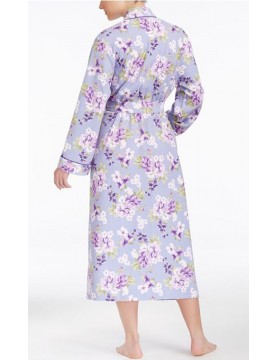 charter club Satin-Trimmed Quilted Wrap Robe