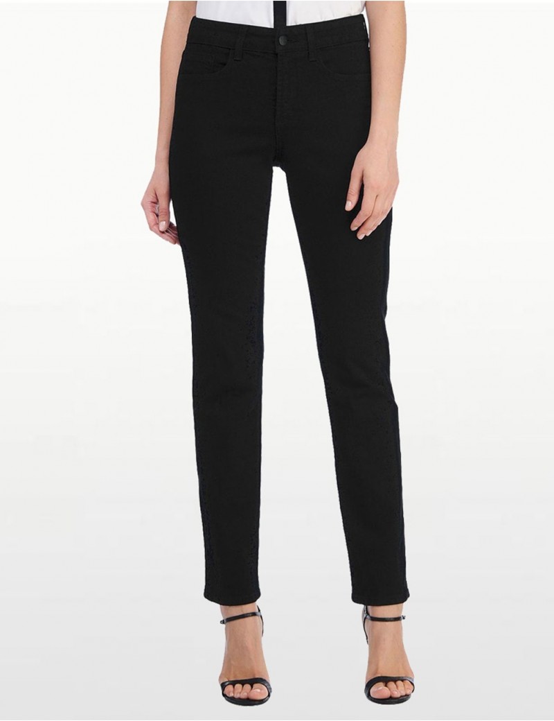 NYDJ - Sheri Skinny Leg Jeans - Black with Embroidery *40265DT3214