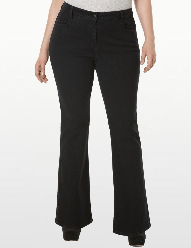 NYDJ - Plus Barbara Bootcut Jeans in Black *W40Z1078