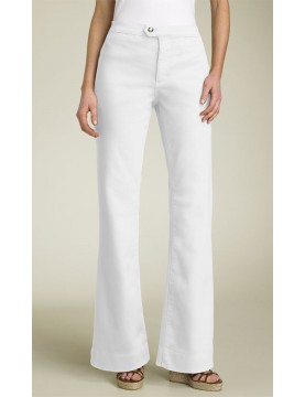NYDJ - Twill Trousers in White *1544