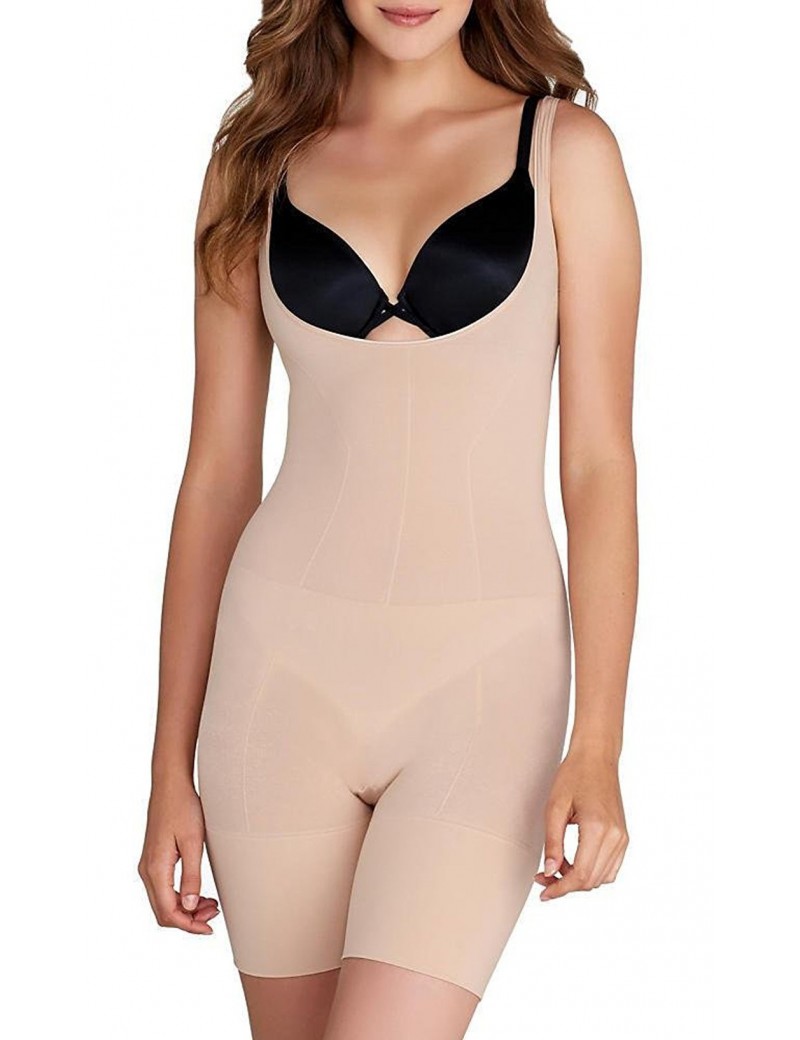 RED HOT SPANX Flat Out Flawless Firm Control Open-Bust Bodysuit *FS5415
