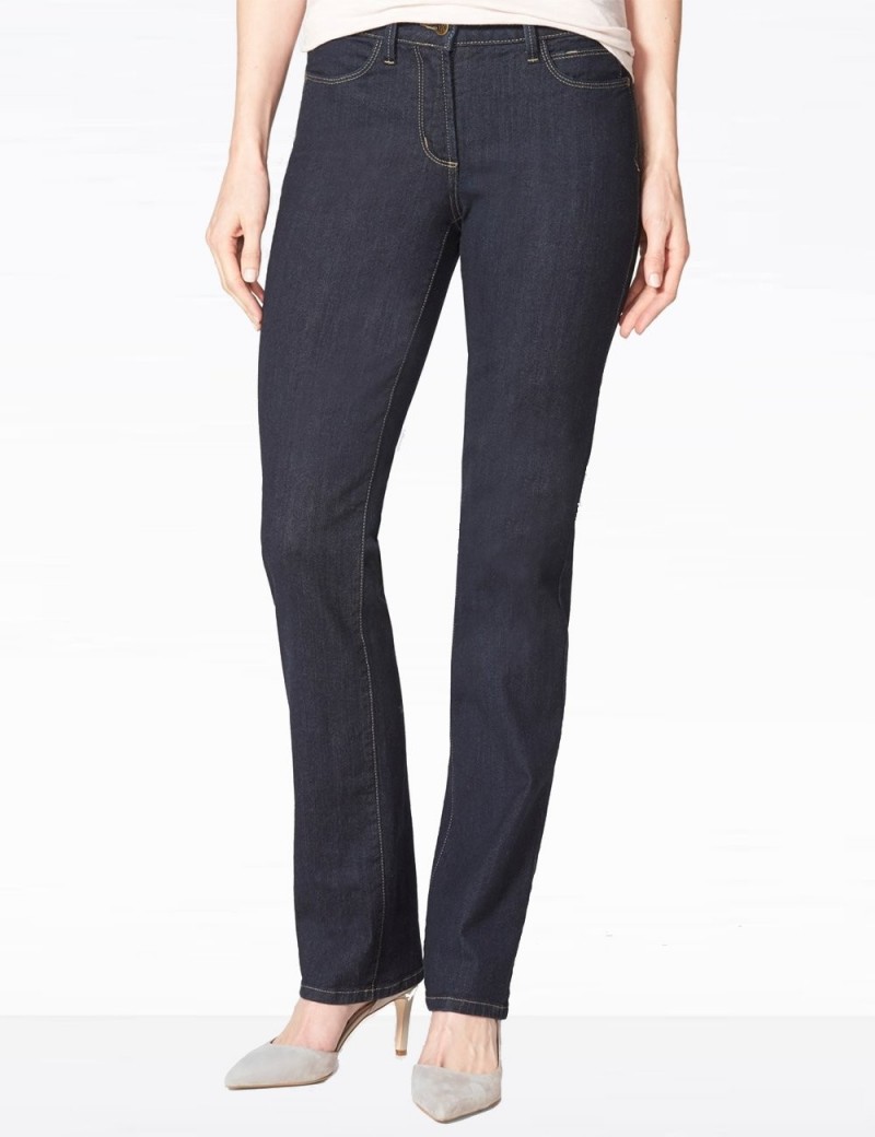NYDJ - Marilyn Straight Leg Jeans in Langford Wash for Petites *P95Z1224