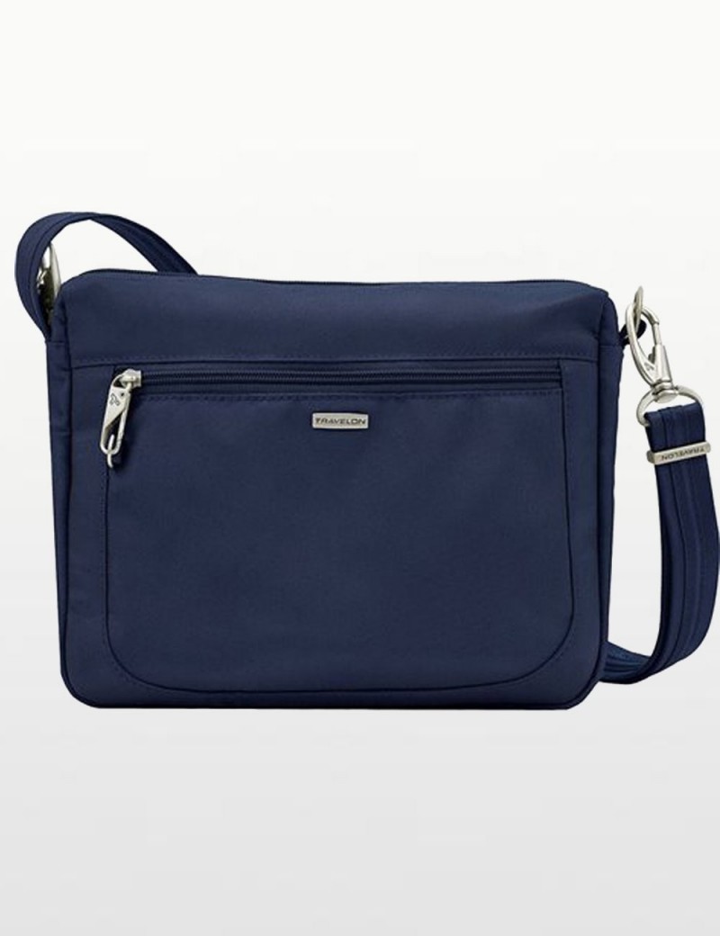 Travelon - Anti-Theft Classic  Crossbody Bag in Blue