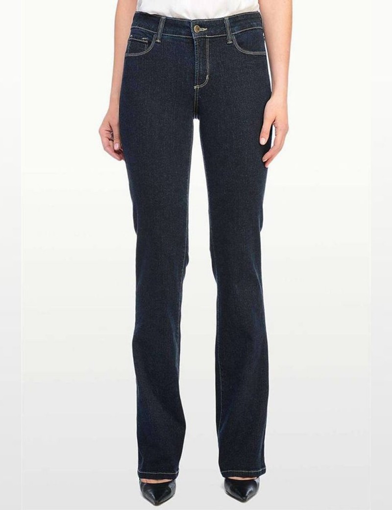 NYDJ - Barbara Bootcut Jeans in Blue Black Denim *47232