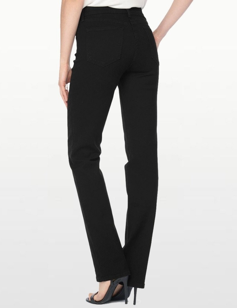 NYDJ - Marilyn Straight Leg Jeans in Black ( Tall ) *431BLG - 40594DTL