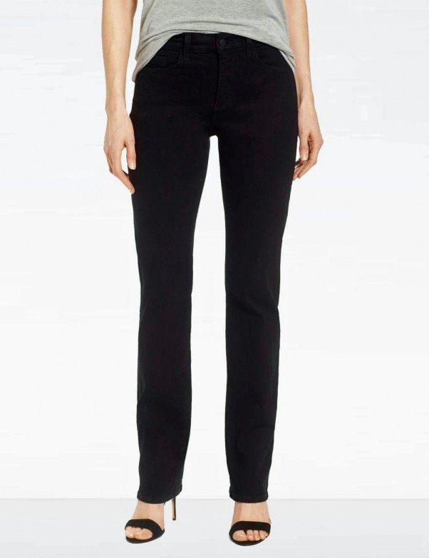 NYDJ - Marilyn Straight Leg Jeans in Black ( Tall ) *431BLG - 40594DTL