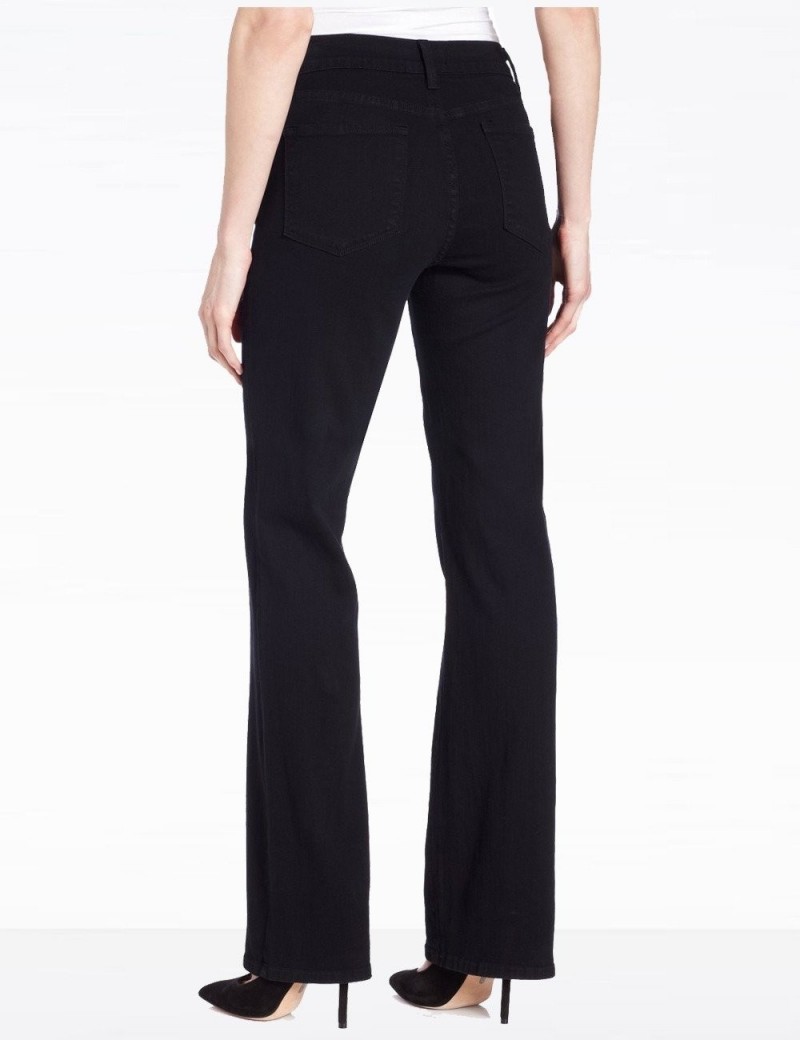 NYDJ Style 420B - Sarah Black Bootcut Jeans with 31" inseam