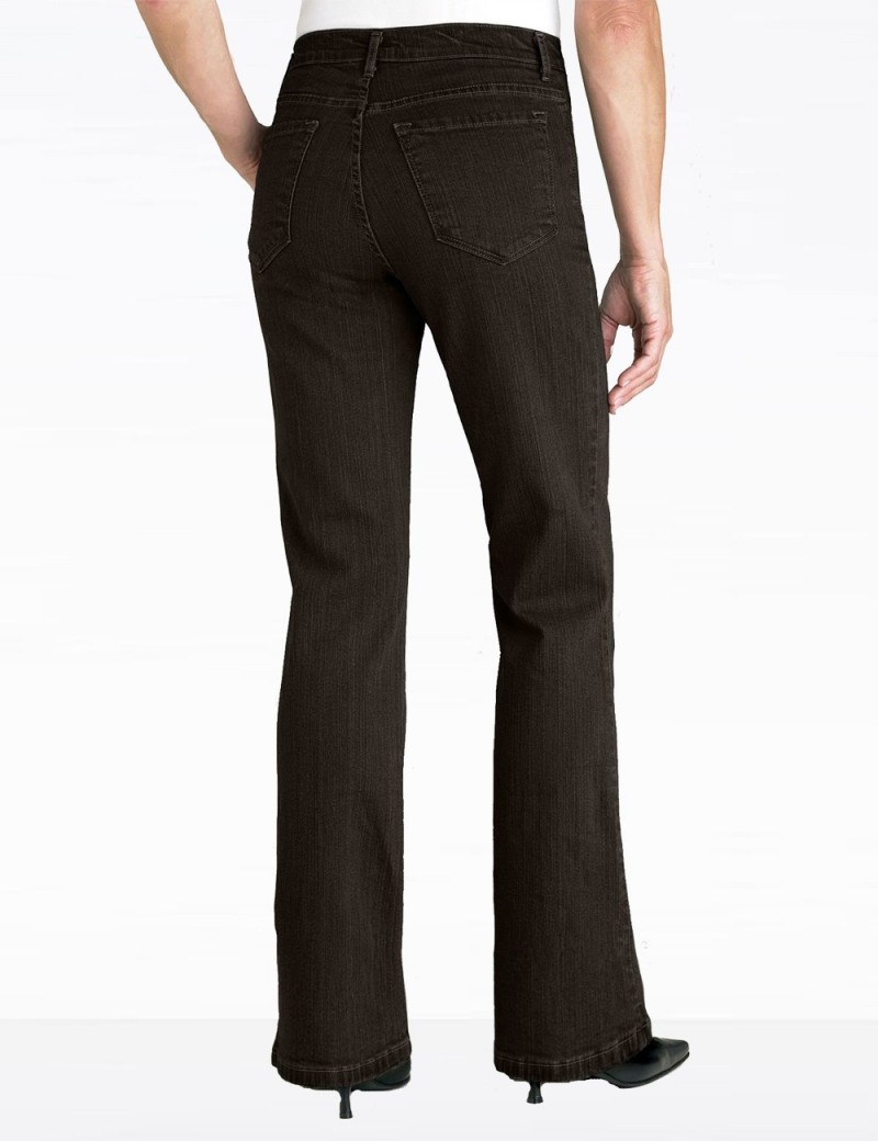 NYDJ - Sarah Classic  Bootcut Jeans in Brown Denim - 400B