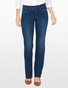 NYDJ - Marilyn Straight Leg Jeans with Double Buttons (Tall)...